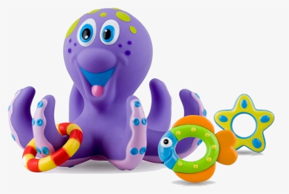 Picture - Nuby Octopus Hoopla Bathtime Fun Toys Purple, HD Png Download, Transparent PNG