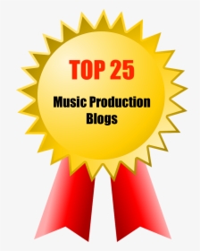 Top 25 Music Production Blogs Image - Certificate Clip Art, HD Png Download, Transparent PNG
