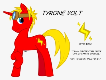 Tyrone Volt - Cartoon, HD Png Download, Transparent PNG