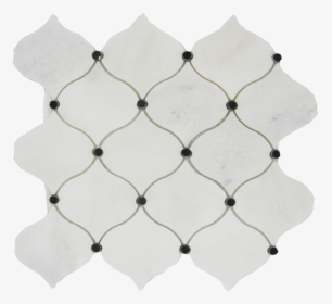 Daltile Cotton Arabesque Marble Mosaic Tile - Chain-link Fencing, HD Png Download, Transparent PNG