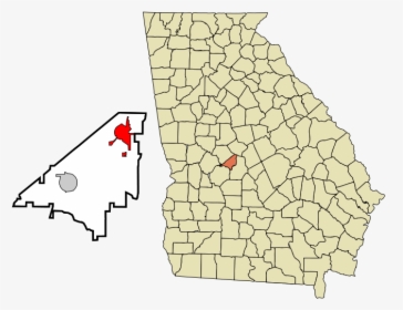 Peach County Georgia Incorporated And Unincorporated - Cochran Georgia, HD Png Download, Transparent PNG