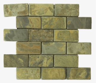 California Gold Slate Mosaic - Stone Wall, HD Png Download, Transparent PNG