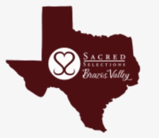 Sacred Selections Brazos Valley 1mile And 5k Run For - Texas Map, HD Png Download, Transparent PNG
