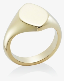 14ct Yellow Gold Signet Ring, Marquise - Marquise Signet Ring, HD Png Download, Transparent PNG
