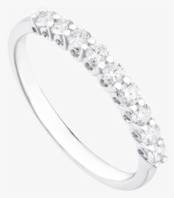 Dainty Half Eternity Diamond Ring - Bangle, HD Png Download, Transparent PNG