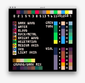 Pico 8 Extended Palette, HD Png Download, Transparent PNG