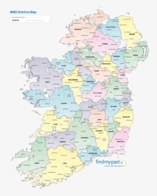 Findmypast Civil Registration Districts Map, HD Png Download, Transparent PNG