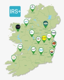 Diocese Of Ireland Map, HD Png Download, Transparent PNG
