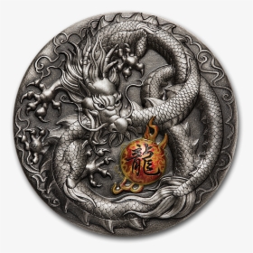 Tuvalu Silver Dragon - 祥 龍, HD Png Download, Transparent PNG