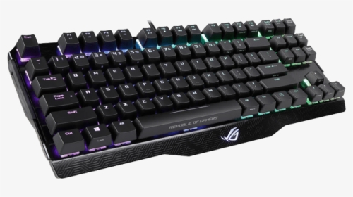 Rog Claymore Core, Rgb Led, Cherry Mx Red Switches, - Asus Rog Claymore Core, HD Png Download, Transparent PNG