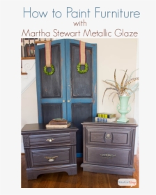 How To Paint Furniture With Martha Stewart Metallic - Martha Stewart Furniture Paint, HD Png Download, Transparent PNG