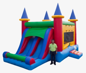 Slider Image - Bounce House With Slide, HD Png Download, Transparent PNG