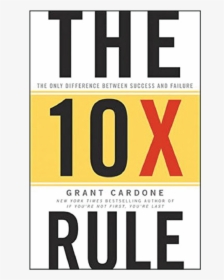 The 10x Rule - 10x Book Png, Transparent Png, Transparent PNG