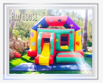 The Colourful Fun House - Pool Party Jumping Castle, HD Png Download, Transparent PNG