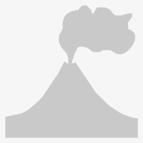 Volcano Icon - Volcano Icon Black And White, HD Png Download, Transparent PNG