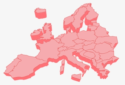 Europe Map 3d Vector, HD Png Download, Transparent PNG