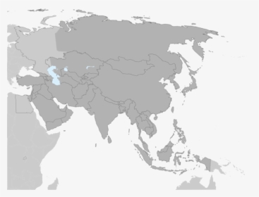 Blank Map Asia Svg, HD Png Download, Transparent PNG