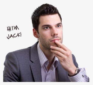 Jack - Man Thinking Very Hard, HD Png Download, Transparent PNG