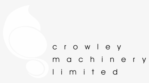 Crowley Machinery Logo Black And White - Calligraphy, HD Png Download, Transparent PNG