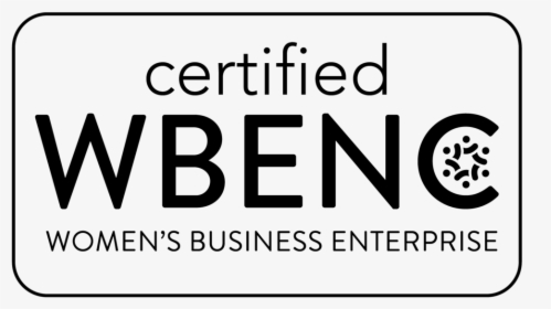 Wbe Seal Black - Certified Women's Business Enterprise, HD Png Download, Transparent PNG