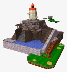 Download Zip Archive - Whomp's Fortress Top View, HD Png Download, Transparent PNG