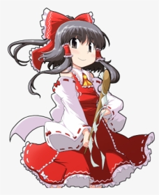 Reimu Portrait - Cartoon, HD Png Download, Transparent PNG
