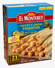 Chicken & Cheese Flour Taquitos - El Monterey Taquitos, HD Png Download, Transparent PNG