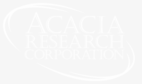 Acacia Research 01 Logo Black And White - Johns Hopkins White Logo, HD Png Download, Transparent PNG