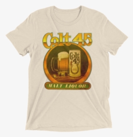 Colt 45 Short Sleeve T-shirt , Png Download - 70s Iron On Design, Transparent Png, Transparent PNG