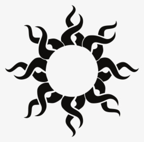 Black Sun Clip Art, HD Png Download, Transparent PNG