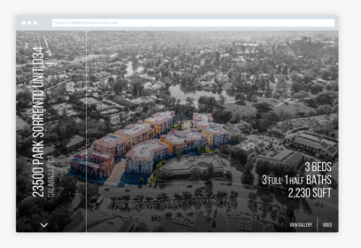 23500parksorrento - Aerial Photography, HD Png Download, Transparent PNG