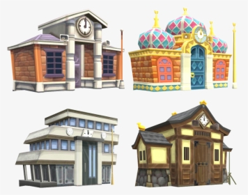 Download Zip Archive - Animal Crossing Town Hall Model, HD Png Download, Transparent PNG