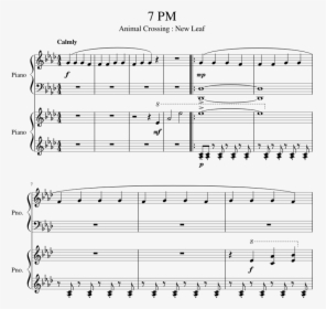 Animal Crossing Sheet Music Easy, HD Png Download, Transparent PNG