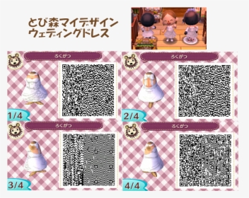 Qr Code Animal Crossing New Leaf Vetement , Png Download - Animal Crossing Qr Codes Bikini, Transparent Png, Transparent PNG