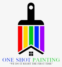 One Shot Painting & Remodeling - Painting Services Logo Psd, HD Png Download, Transparent PNG