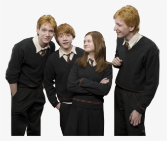 The Weasely Siblings Png Image - Harry Potter Movie Weasleys, Transparent Png, Transparent PNG
