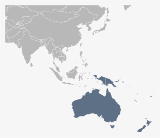 Asia Pacific Map Vector, HD Png Download, Transparent PNG