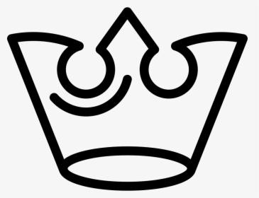 Royalty Crown Outline Of Elegant Design - Transparent Crown Outline, HD Png Download, Transparent PNG