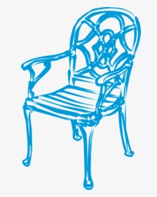 Blue Chair Clip Art, HD Png Download, Transparent PNG