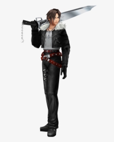 Squall Leonhart Png Free Background - Final Fantasy Squall Png, Transparent Png, Transparent PNG