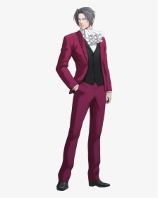 User Based Personality Rp Wikia - Ace Attorney Miles Edgeworth, HD Png Download, Transparent PNG