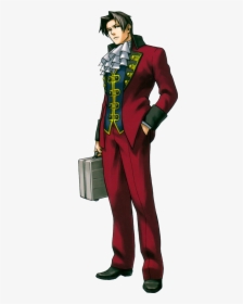 Ace Attorney Wiki - Ace Attorney Trials And Tribulations Edgeworth, HD Png Download, Transparent PNG