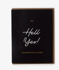 Hell Yes Card   Class Lazyload Lazyload Mirage Cloudzoom - Book Cover, HD Png Download, Transparent PNG