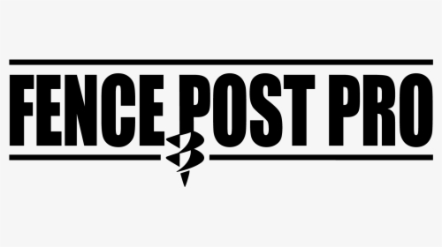 Fence Post Pro - Black-and-white, HD Png Download, Transparent PNG