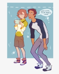 Goofy Clipart Slips And Falls - Pidge X Lance Voltron, HD Png Download, Transparent PNG