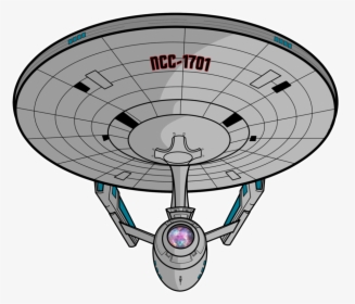 Starship Enterprise Star Trek Poster Uss Enterprise - Uss Enterprise Star Trek Drawing, HD Png Download, Transparent PNG
