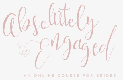 Absolutely Engaged Emily Cook Therapy - Calligraphy, HD Png Download, Transparent PNG