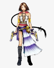 Yuna Png Background - Final Fantasy X 2 Concept Art, Transparent Png, Transparent PNG