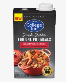 Simple Starter Hearty Beef Sauce - College Inn Simple Starter, HD Png Download, Transparent PNG