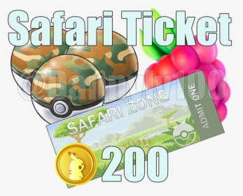 Picture - Pokemon Safari Zone Ticket, HD Png Download, Transparent PNG